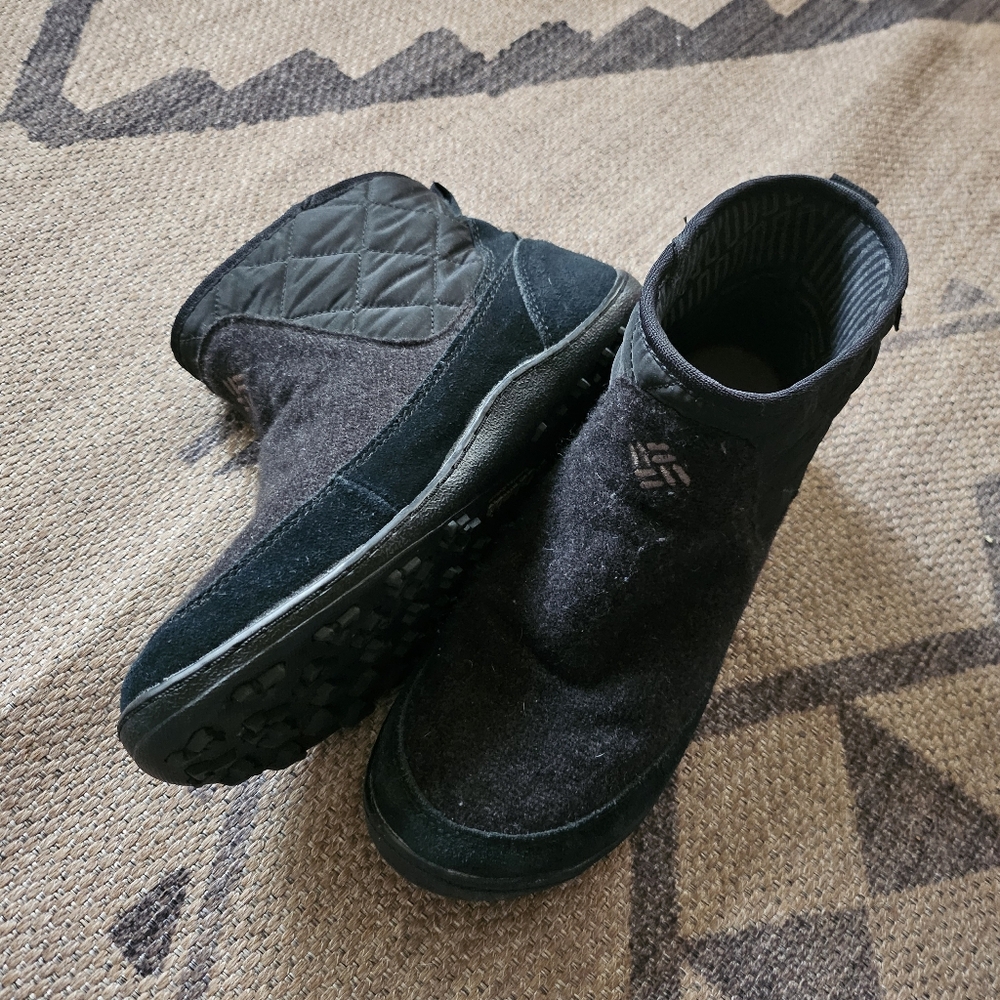 Columbia Black Winter & Rain Boots